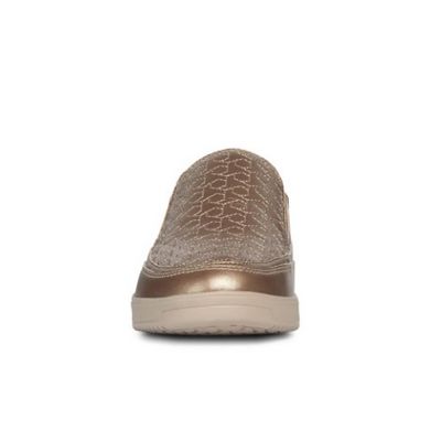 GEOX WOMEN'S TAHINA CASUAL SHOE CHAMPAGINE