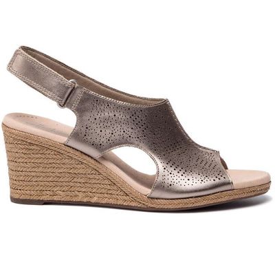 CLARKS WOMEN'S SANDAL LAFLEY ROSEN PEWTER