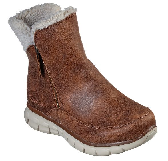 SKECHERS WOMEN&#39;S SYNERGY- COLLAB CHESNUT WATERPROOF WITHER BOOT, Size: 6(US)