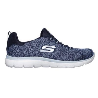 SKECHERS WOMEN'S SUMMITS QUICK GETAWAY NAVY ALTHLETIC SHOES