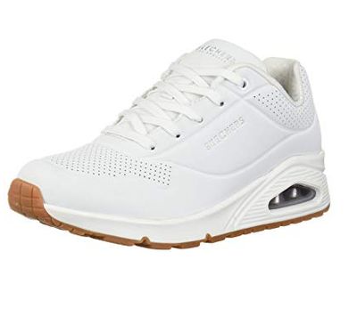 SKECHERS WOMEN'S STAND ON AIR WHITE ALTHLETIC SHOES