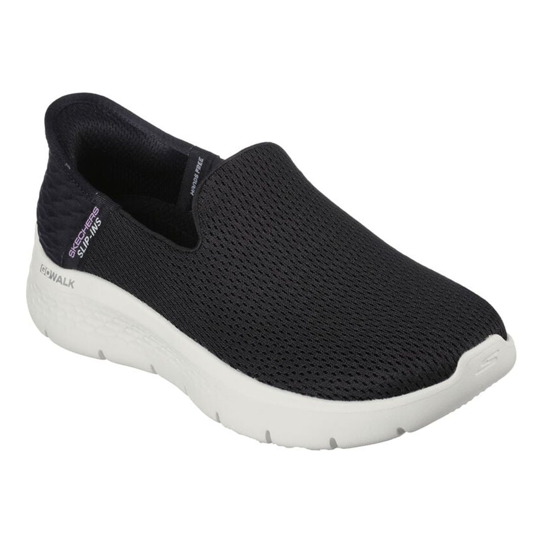 SKECHERS WOMEN&#39;S SLIP-INS: GO WALK FLEX - RELISH BKW CASUAL SHOES, Size: 7.5(US)