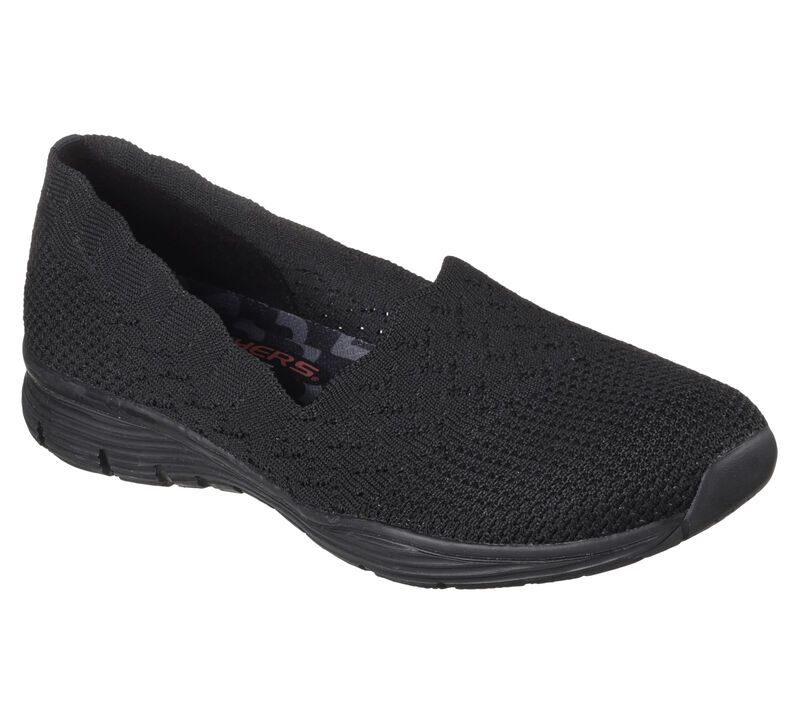 SKECHERS WOMEN&#39;S SEAGER INFIELD BBK CASUAL SHOES