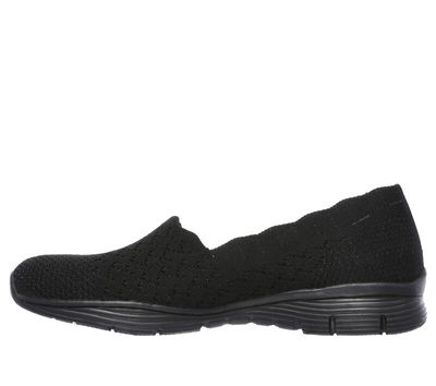 SKECHERS WOMEN'S SEAGER INFIELD BBK CASUAL SHOES