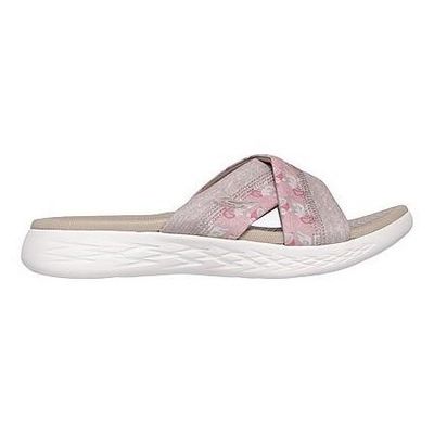 SKECHERS WOMEN'S ON THE GO 600 MONARCH TAUPE SLIPPER