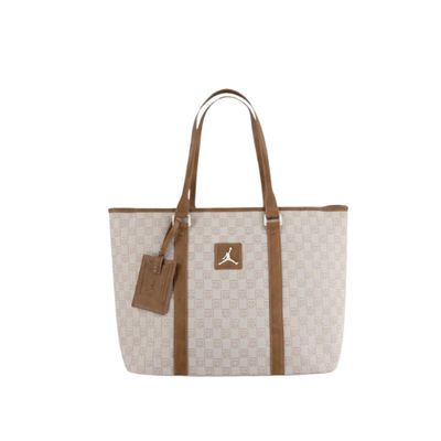 AIR JORDAN 23 MONOGRAM COCONUT MILK BROWN LAPTOP BAG