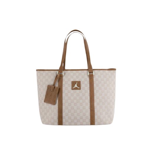 AIR JORDAN 23 MONOGRAM COCONUT MILK BROWN LAPTOP BAG, Size: ONE SIZE(US)