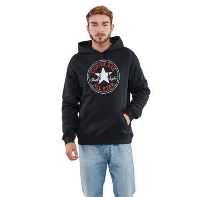 CONVERSE KIDS UNISEX HOODIE GO-TO ALL STAR PATCH BLACK