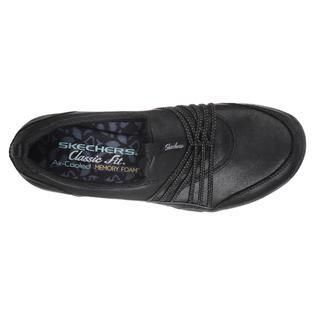 SKECHERS WOMEN'S LETS BE REAL BLK CASUAL SHOES