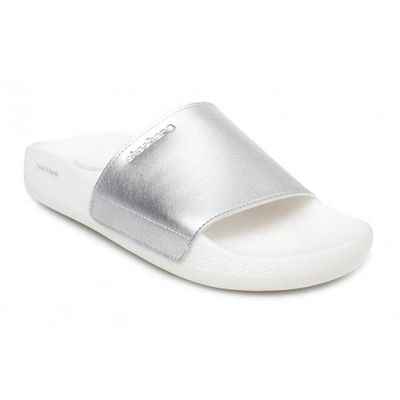 SKECHERS WOMEN'S HYPER SLIDE SHINE ON SLIPPER