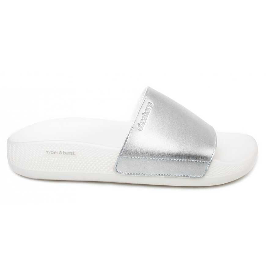 SKECHERS WOMEN&#39;S HYPER SLIDE SHINE ON SLIPPER, Size: 6(US)