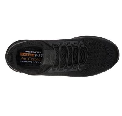 SKECHERS MEN'S DELSON BREWTON BLACK CASUAL SHOES