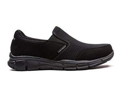 SKECHERS MEN'S EQUALIZER BBK WIDE ATHLETIC SHOE