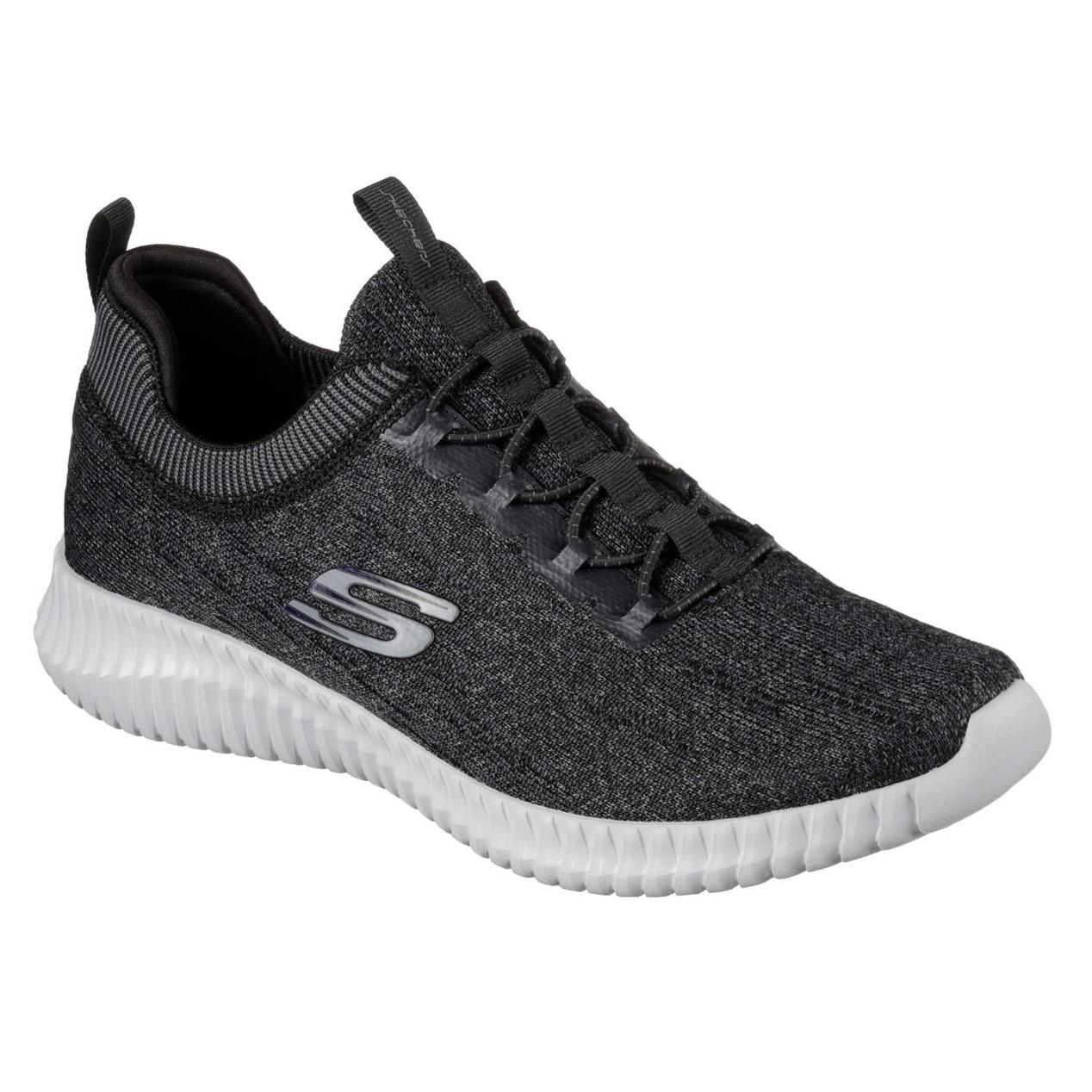 SKECHERS MEN&#39;S ELITE FLEX - HARTNELL BLK ATHLETIC SHOE, Size: 8(US)