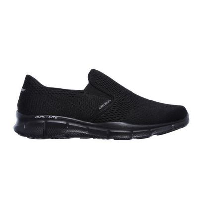 SKECHERS MEN'S EQUALIZER DOUBLE PLAY  BBK  WIDE CASUAL SHOES