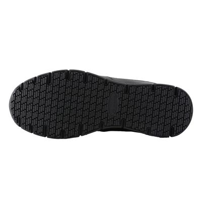 SKECHERS MEN'S WORK RELAXED FIT SLIP ON NAMPA BLK DRESS SHOES
