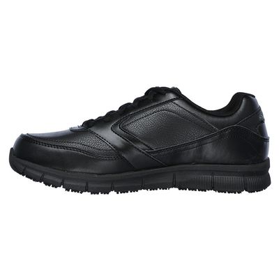 SKECHERS MEN'S WORK RELAXED FIT LACE NAMPA BLK CASUAL SHOE
