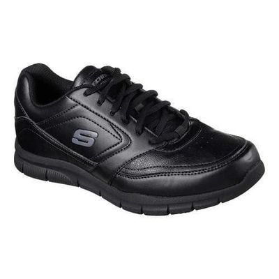SKECHERS MEN'S WORK RELAXED FIT LACE NAMPA BLK CASUAL SHOE