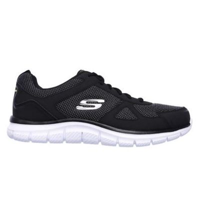 SKECHERS MEN'S TRACK BUCOLO WIDE BKW  CASUAL SHOES