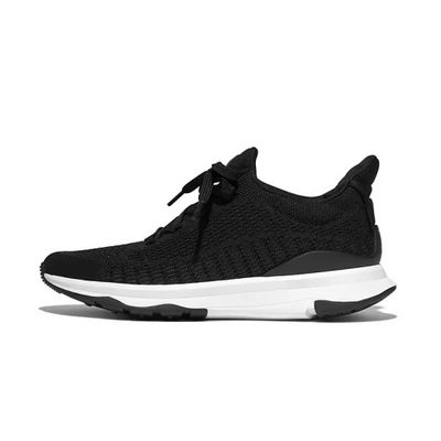FITFLOP WOMEN'S VITAMIN FFX KNIT SPORTS ATHLETIC SHOE BLACK MIX