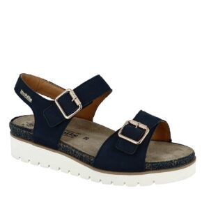 MEPHISTO WOMEN&#39;S TARINA JEANS SANDAL BLUE