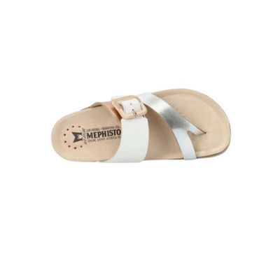 MEPHISTO WOMEN'S MADELINE SANDAL SILVER
