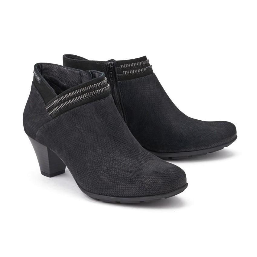 MEPHISTO WOMEN&#39;S WINTER BOOTS BRITIE BLK SNAKE, Size: 10(US)