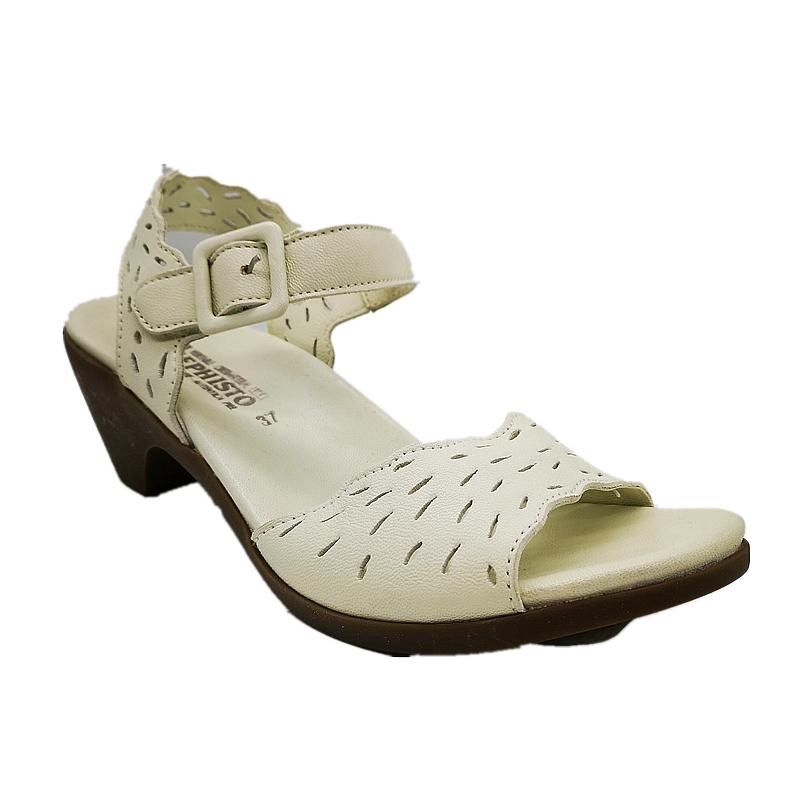 MEPHISTO WOMEN&#39;S SANDAL CALISTA CADIX WHT, Size: 37(EU)