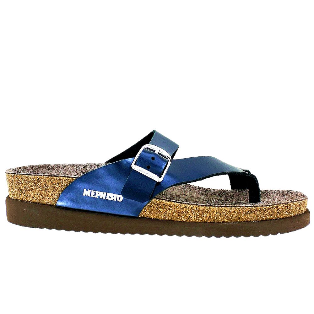 MEPHISTO WOMEN&#39;S HELEN SANDAL BLUE, Size: 10(US)