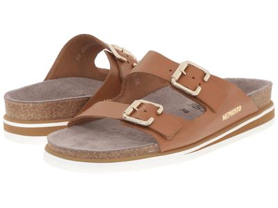 MEPHISTO WOMEN'S SANDAL SANDIE CAMEL
