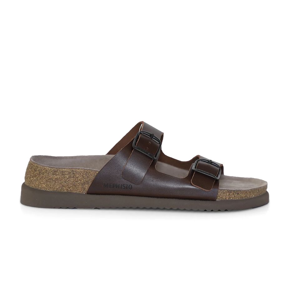 MEPHISTO WOMEN&#39;S SANDAL HELDA PLUS CHESTNUT, Size: 8(US)