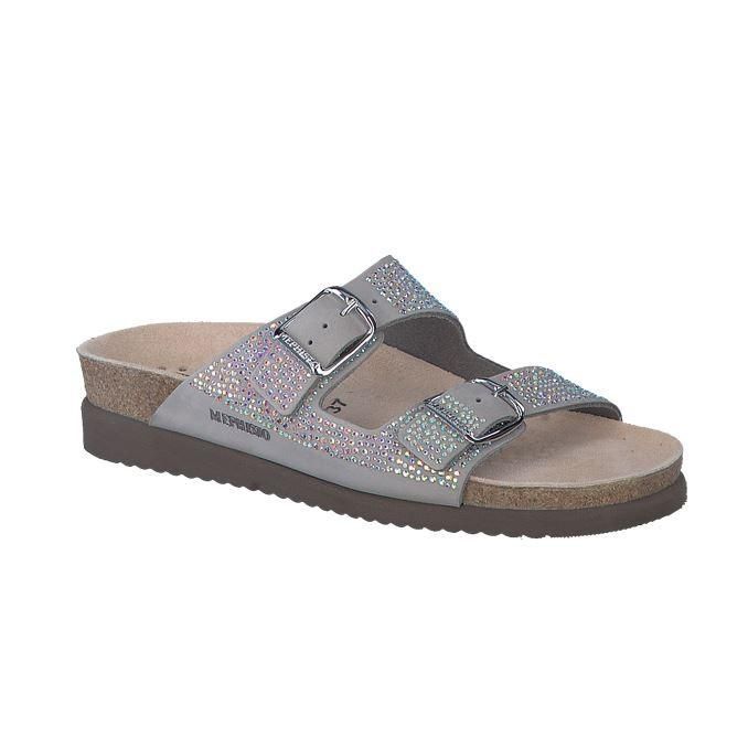MEPHISTO WOMEN&#39;S SANDAL HARMONY DIAMS LIGHT GREY, Size: 10(US)