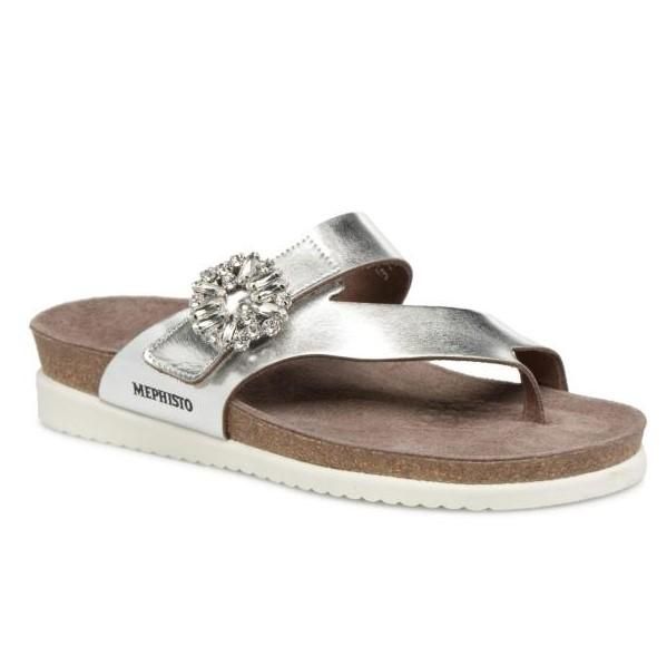 MEPHISTO WOMEN&#39;S SANDAL HALICIA NICKEL, Size: 6(US)