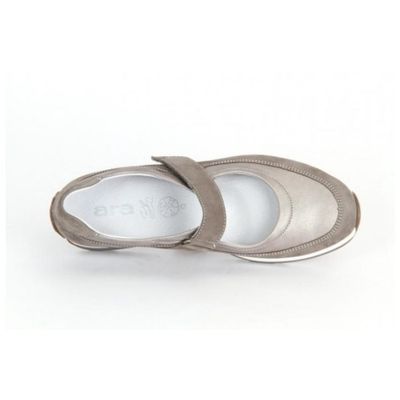 ARA WOMEN'S HAMPTON SILVER/GREY CASUAL SHOES