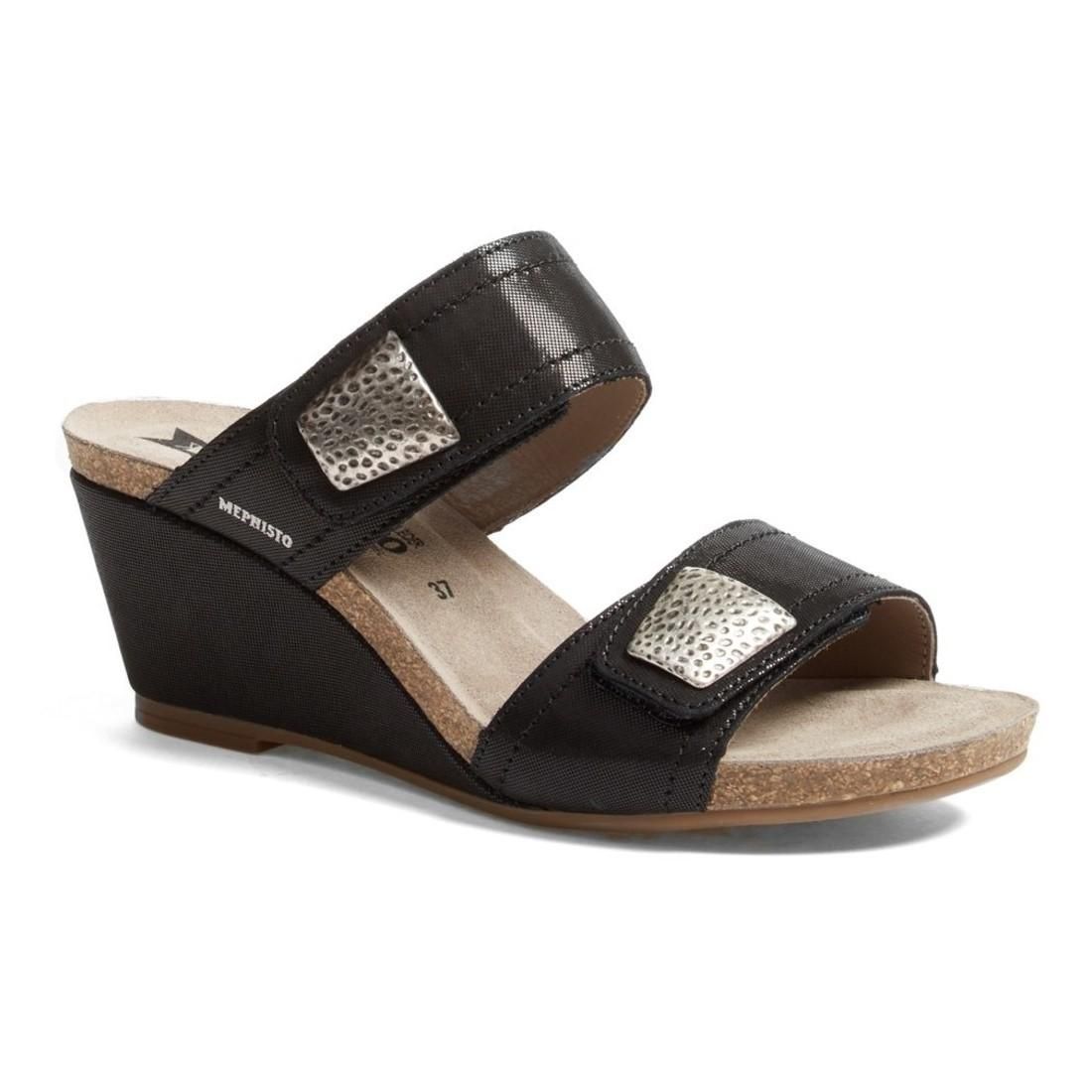 MEPHISTO WOMEN&#39;S JOCELYNE SANDAL BLK, Size: 8(US)