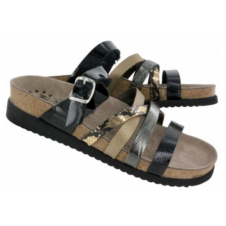 MEPHISTO WOMEN&#39;S HULEDA SANDAL BLACK VERNIS, Size: 5(US)