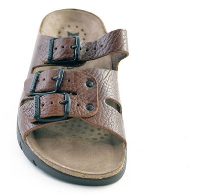 MEPHISTO MEN'S SANDAL ZACH FIT DARK BROWN