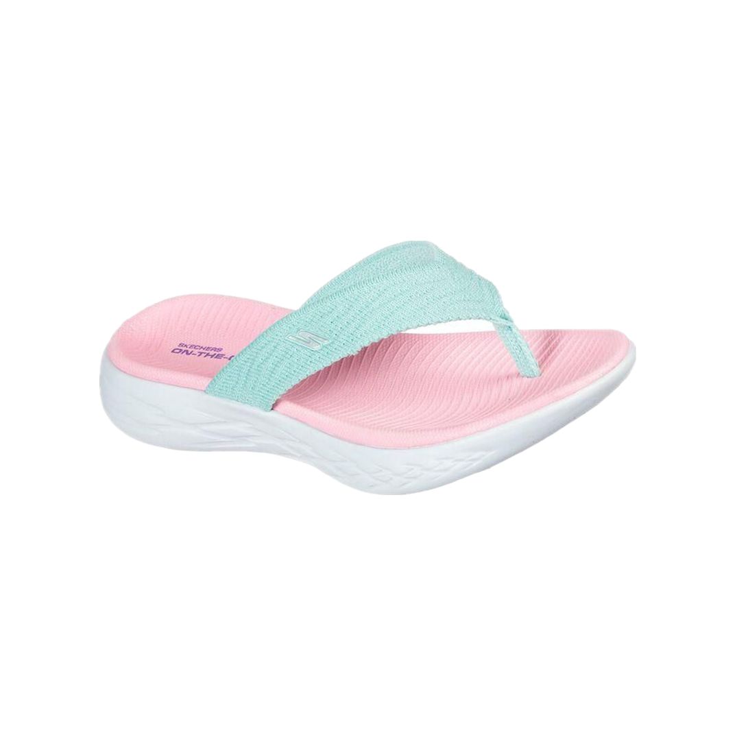 SKECHERS GIRL&#39;S ON THE GO 600 SUNNY HORIZON SLIPPER