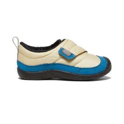 KEEN BOY&#39;S HOWSER WRAP - SAFARI/MYKONOS BLUE CASUAL SHOE