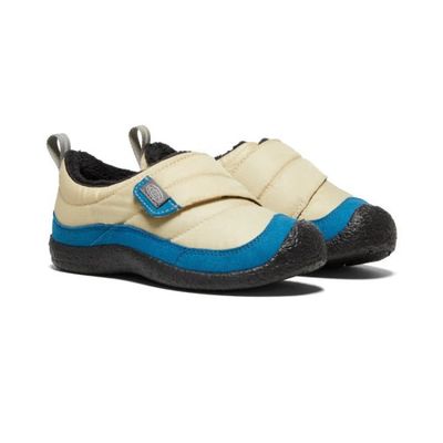 KEEN BOY'S HOWSER WRAP - SAFARI/MYKONOS BLUE CASUAL SHOE