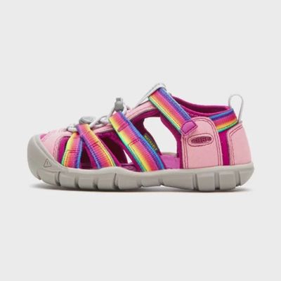 KEEN GIRL'S SEACAMP II CNX RAINBOW/FESTIVAL FUCHSI SANDAL