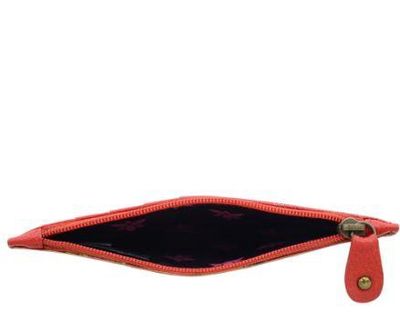 ANUSCHKA CREDIT CARD CASE WITH ZIP POCKET ISE
