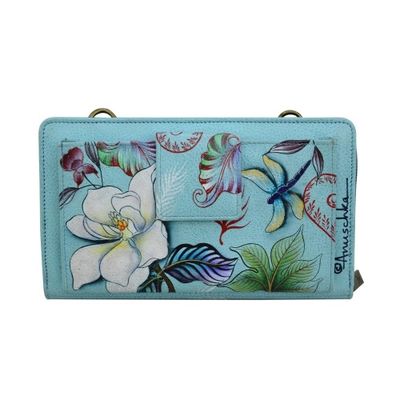 ANUSCHKA ORGANIZER WALLET CORSSBODY JRD