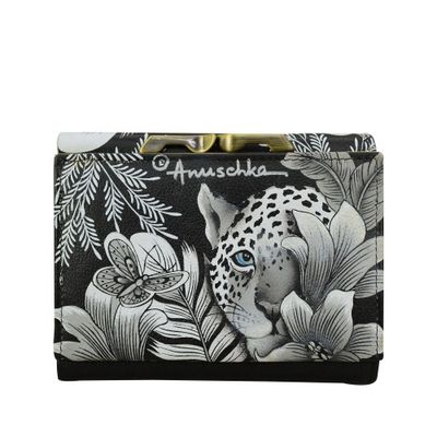 ANUSCHKA RFID BLOCKING SMALL FLAP FRENCH WALLET - 1138