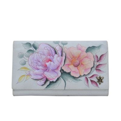ANUSCHKA TRIPLE FOLD RFID CLUTCH WALLET BLF