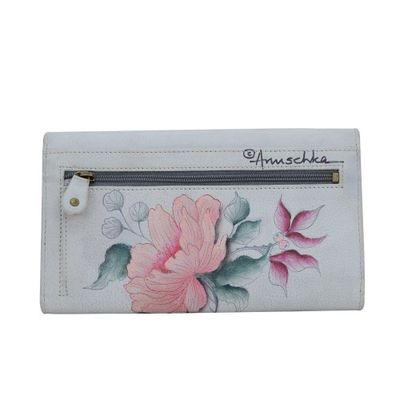 ANUSCHKA TRIPLE FOLD RFID CLUTCH WALLET BLF