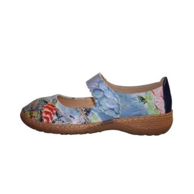 ANUSCHKA WOMEN'S CASUAL SHOE ELLA  OCT BLUE