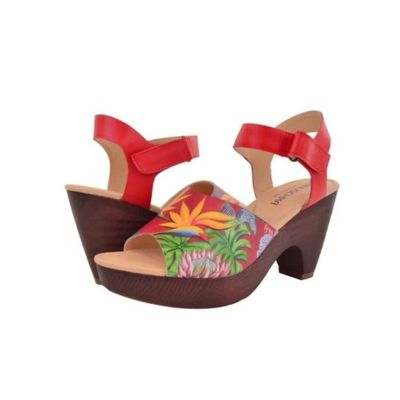 ANUSCHKA WOMEN&#39;S SANDAL  KERRI RED
