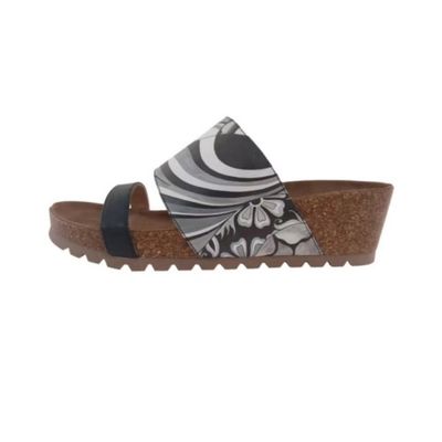 ANUSCHKA WOMEN'S SANDAL MYRA PWP PEWTER