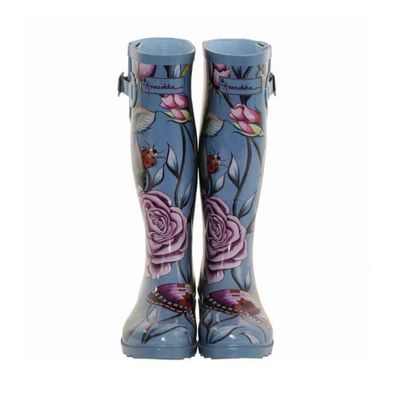 ANUSCHKA WOMEN&#39;S SHORT RAIN BOOT ROSES D&#39;AMOUR